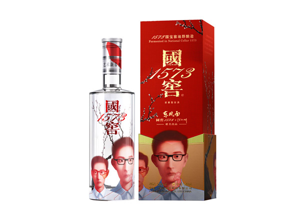 万州回收国窖1573·艺术新春酒·东方面