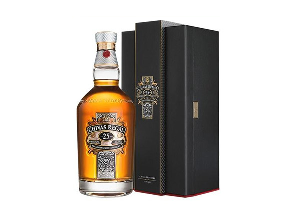 万州Chivas芝华士25年回收芝华士威士忌礼盒Chivas Regal进口洋酒行货行情价格
