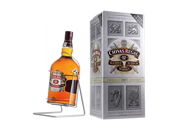 万州芝华士12年威士忌回收4500ml 9斤装4.5L进口Chivas Regal洋酒礼盒行情价格