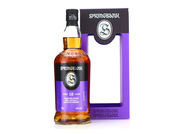 万州Springbank云顶18年威士忌回收云顶威士忌洋酒700ml