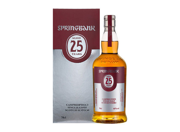 万州云顶25年回收云顶威士忌SpringBank 46度坎贝尔镇苏格兰单一麦芽700m进口洋酒威士忌