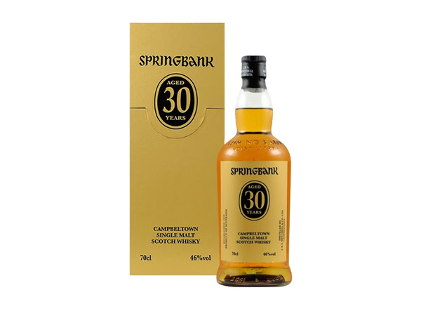 万州Springbank回收云顶30年威士忌苏格兰坎贝尔镇单一麦芽威士忌洋酒700ml礼盒