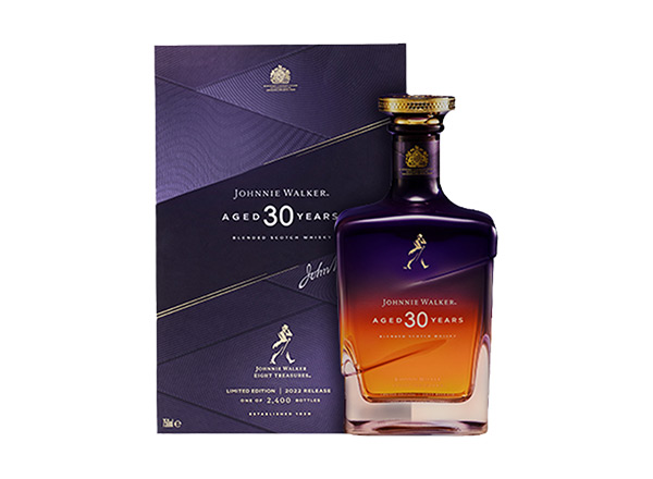 万州Johnnie Walker尊尼获加30年回收尊尼获加威士忌紫金臻选750ml礼盒装洋酒收购约翰走路中国限量版