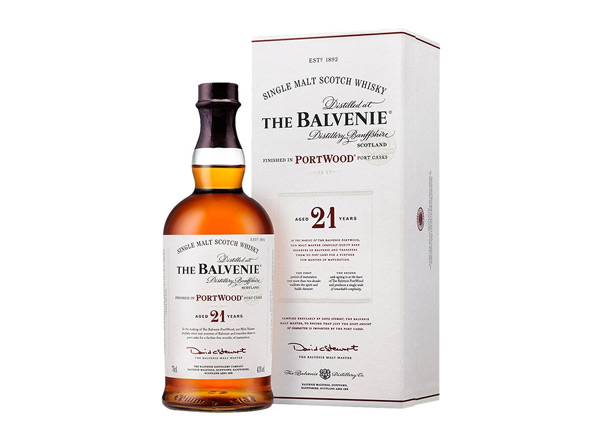 万州回收百富威士忌21年波特桶陈酿The Balvenie Portwood Single百富洋酒收购行情价格