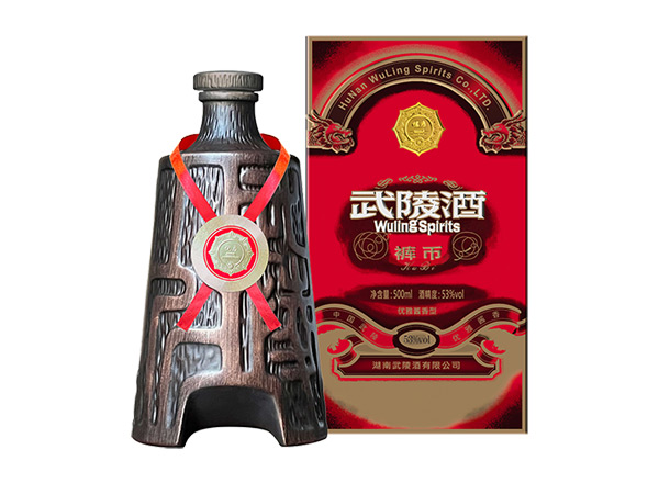 万州回收武陵酒裤币53度酱香型白酒500ml/1L礼盒装裤币武陵酒收购